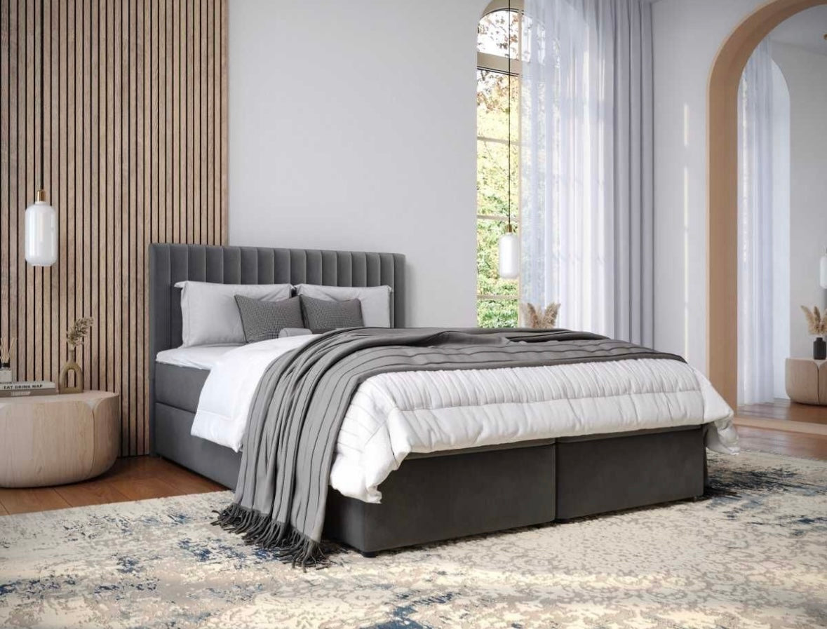 Federkernbett mit Bettkasten "Schöner Schlaf"