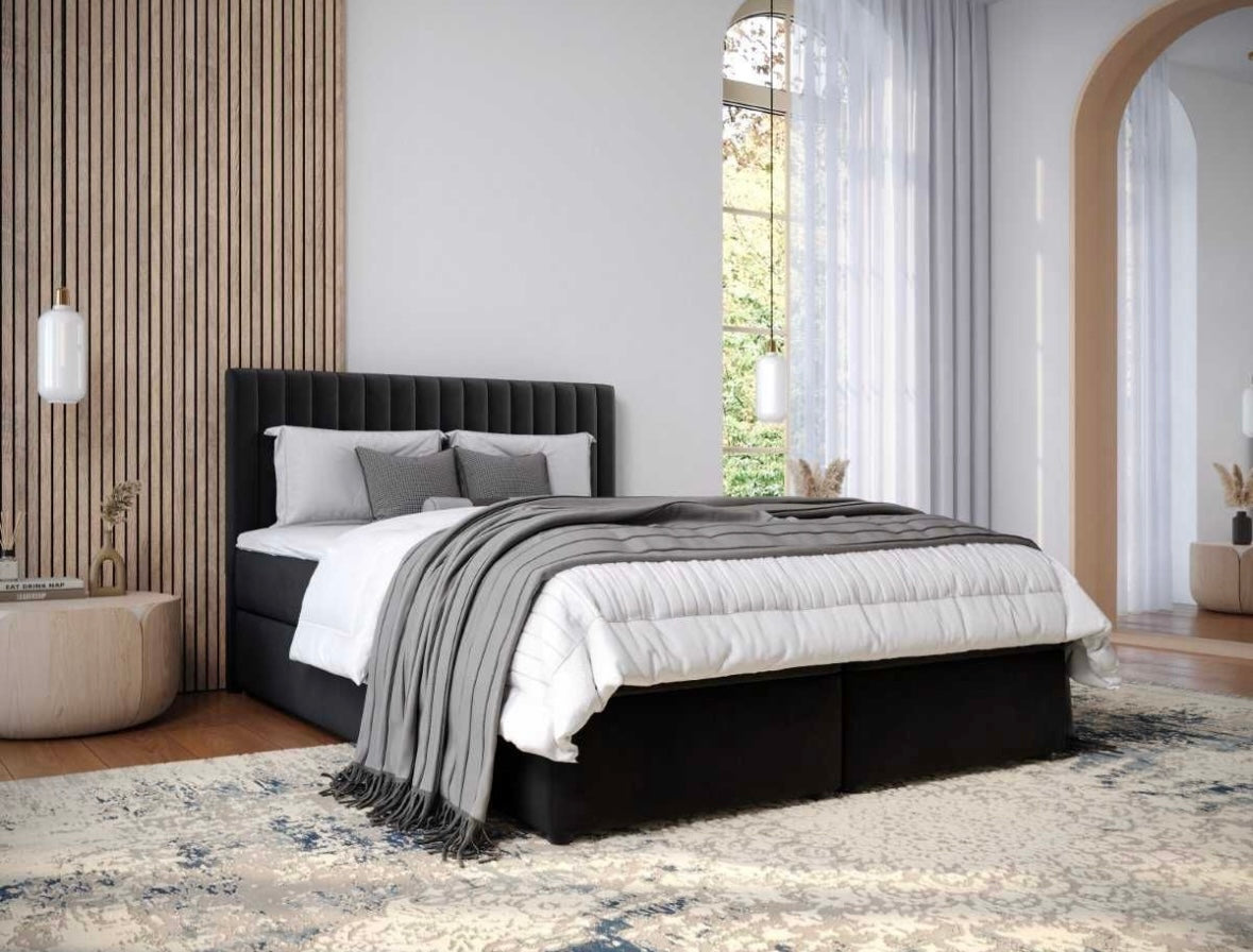 Federkernbett mit Bettkasten "Schöner Schlaf"