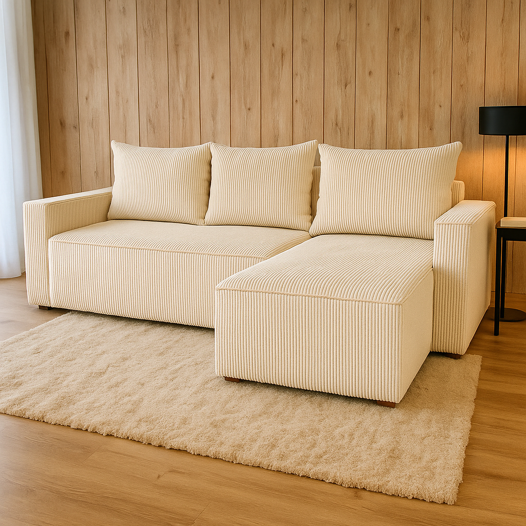 NOKO-Ecksofa mit Schlaffunktion