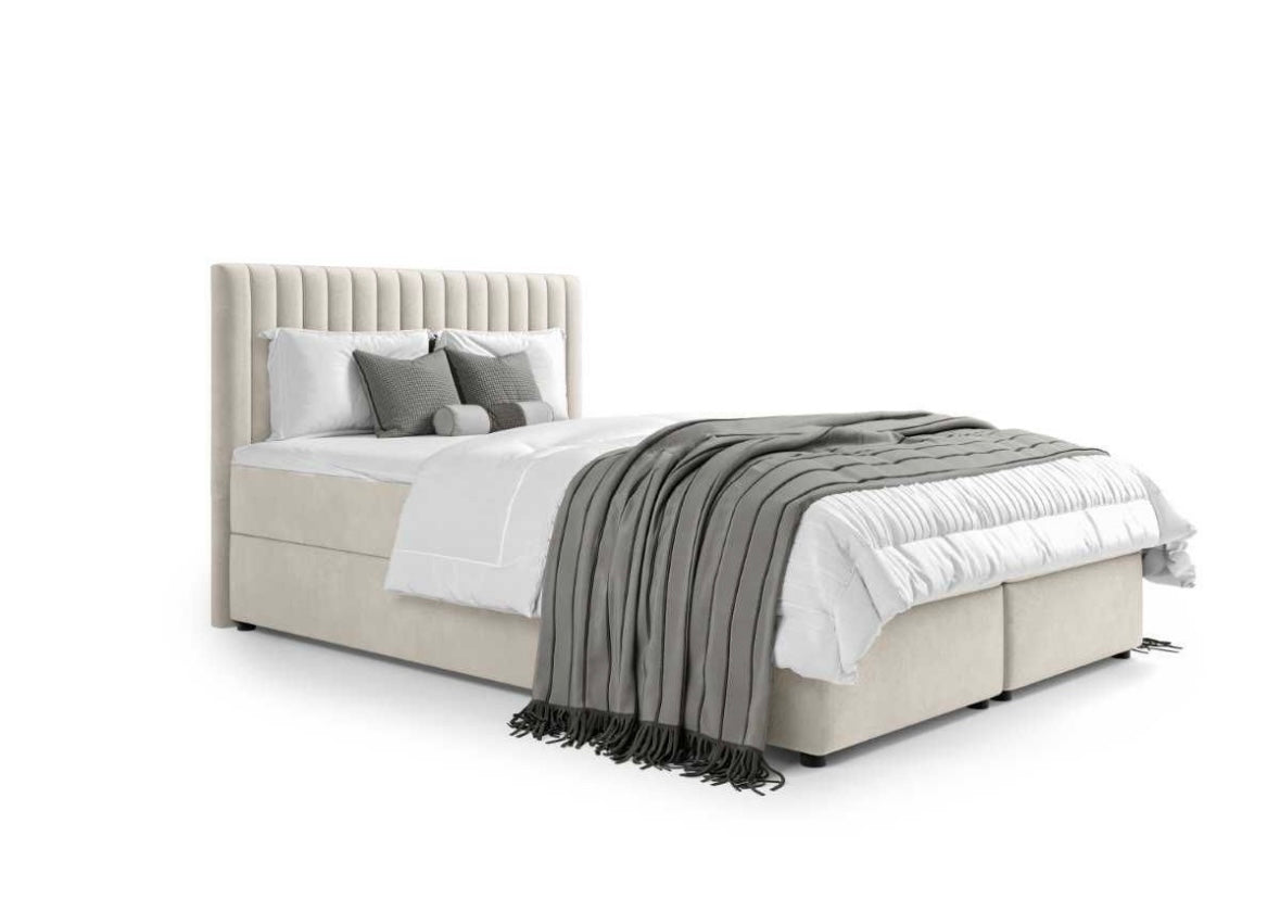 Federkernbett mit Bettkasten "Schöner Schlaf"