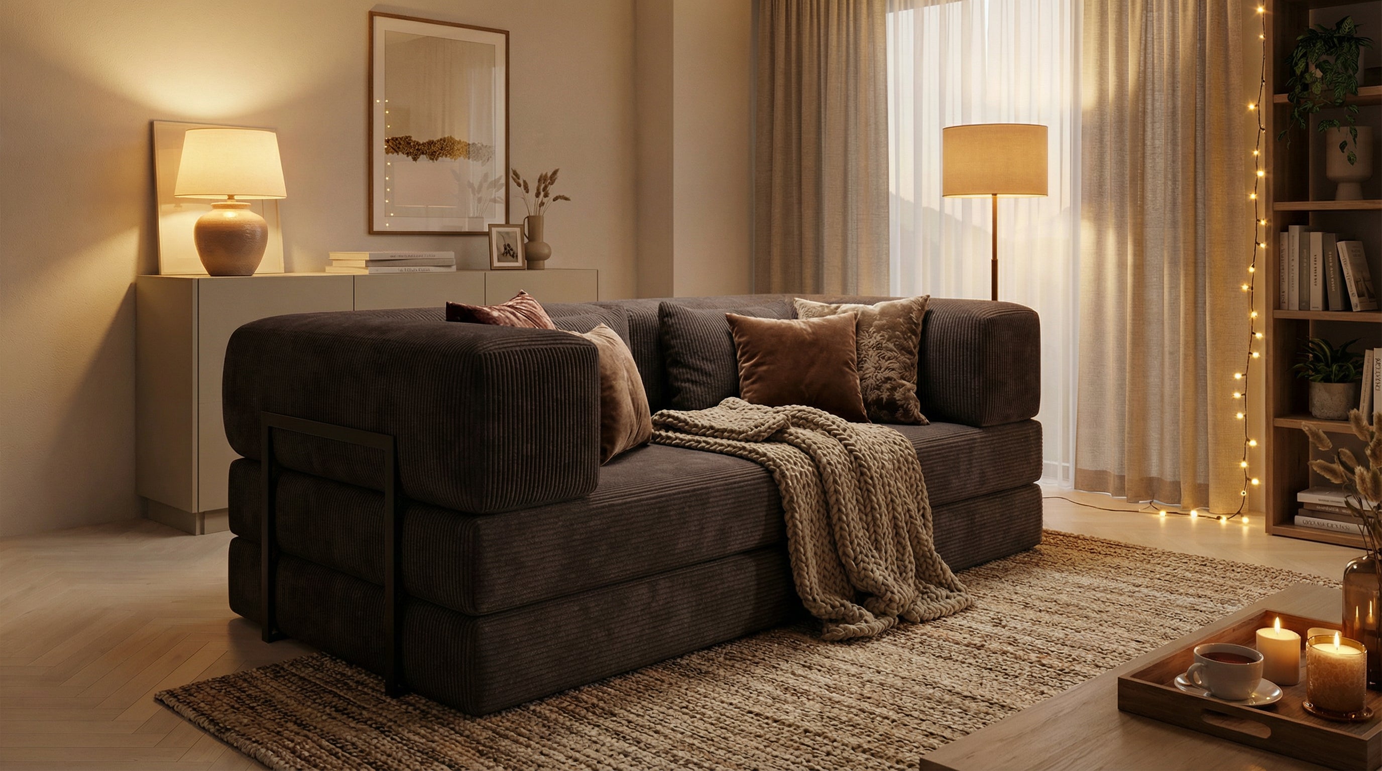 Gemütliches Sofa Milano 3-Sitzer