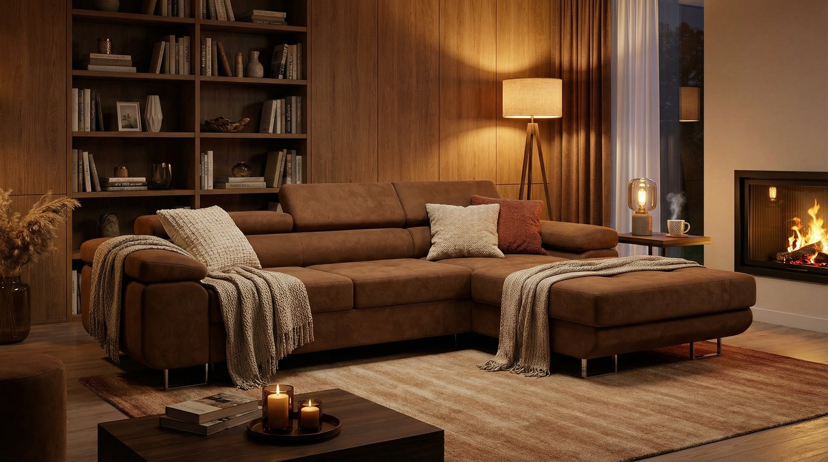 Großzügiges XL-Ecksofa Passano – mit Schlaffunktion & Stauraum