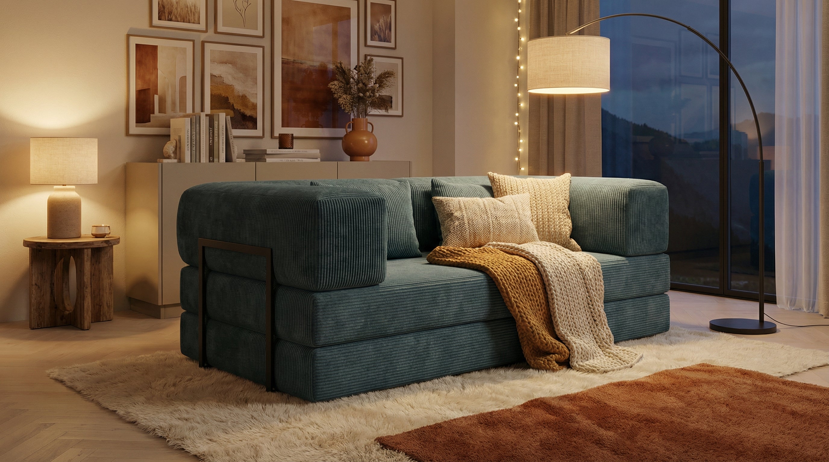 Gemütliches Sofa Milano 3-Sitzer