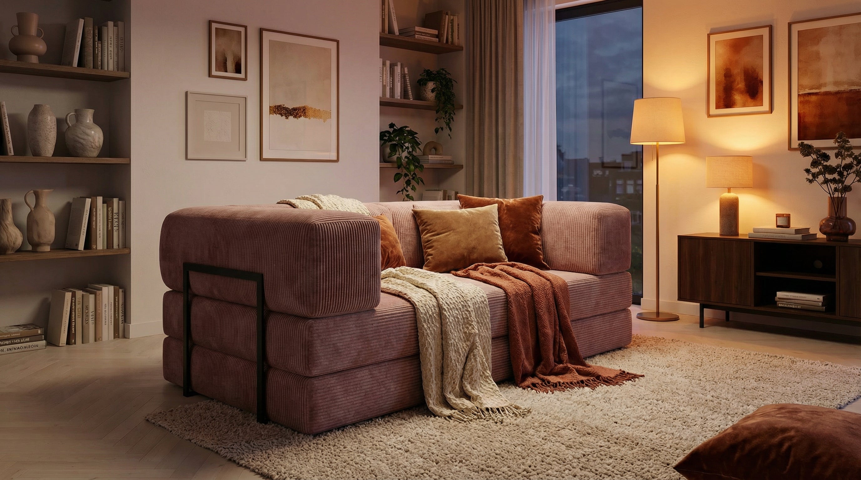 Gemütliches Sofa Milano 3-Sitzer