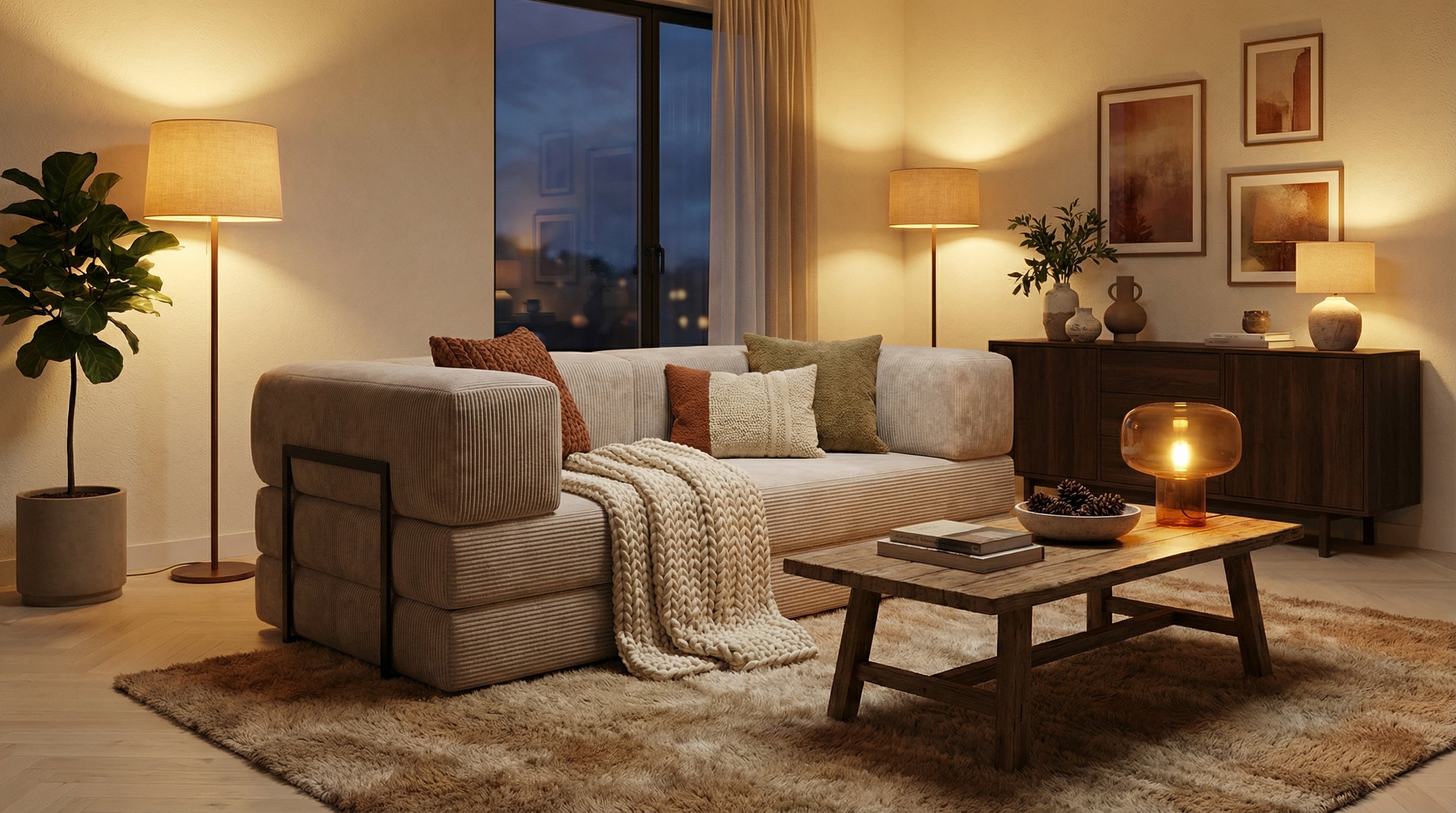 Gemütliches Sofa Milano 3-Sitzer