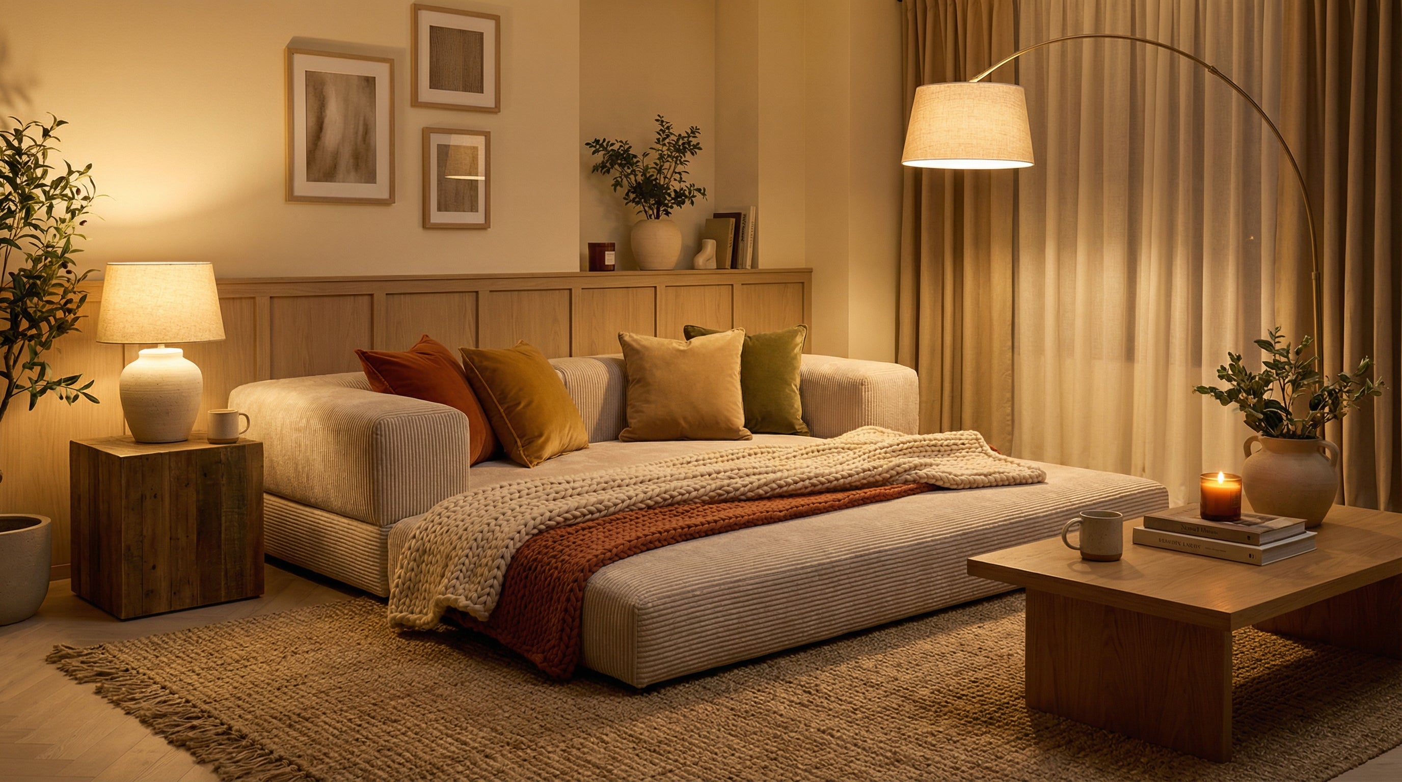 Gemütliches Sofa Milano 3-Sitzer