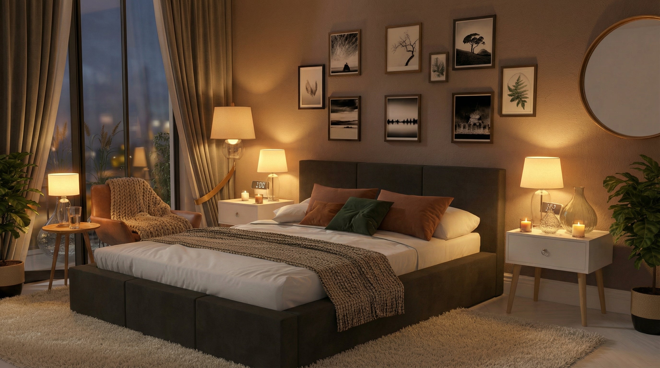 Komfortables Polsterbett Emi – mit Stauraum